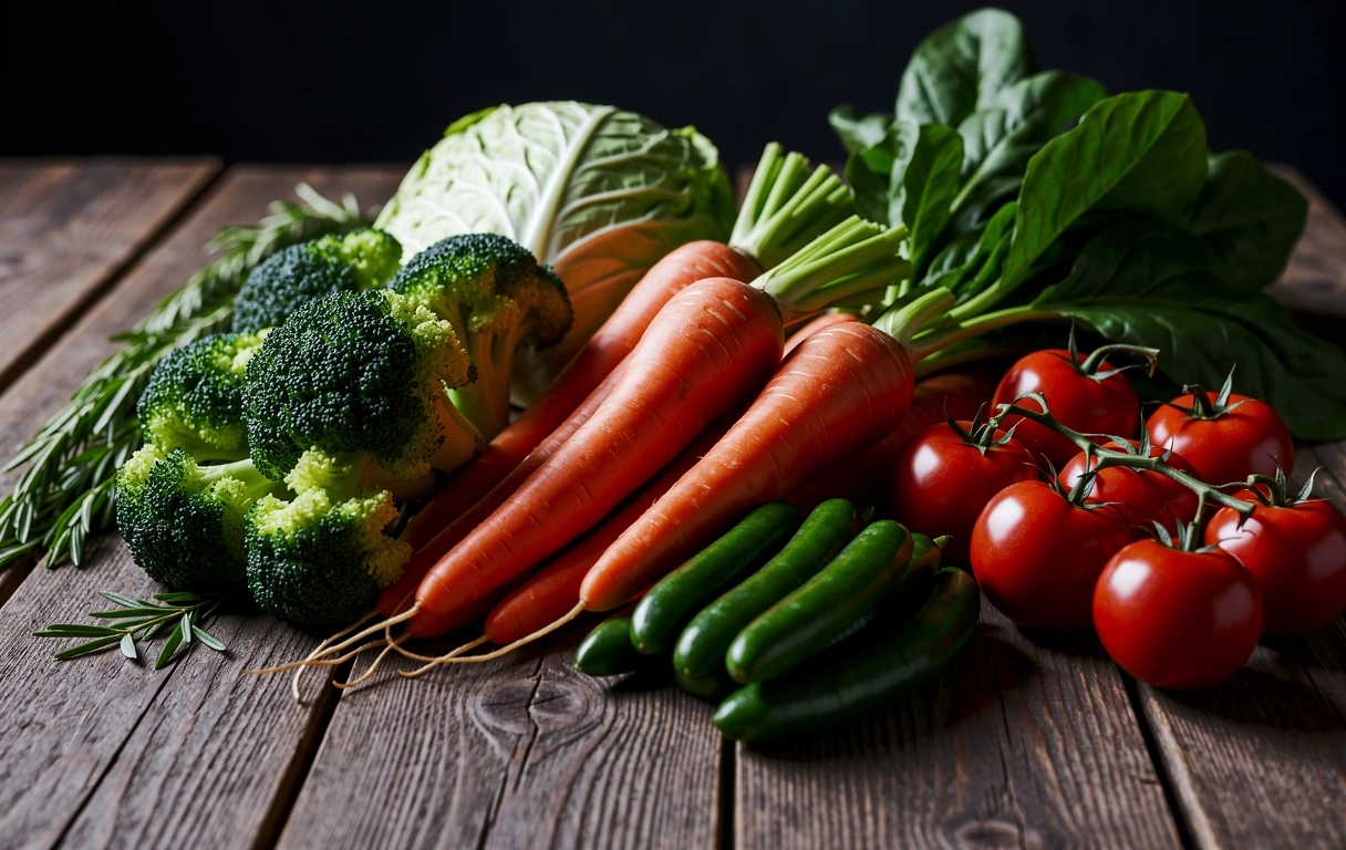 Sezonske namirnice na stolu